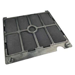 AIR2GO Aktivkohlefilter für Juno MCFE11FR / 9029800563 mit Filterhalter - LONGLIFE - für Kochfeld Herd Abzug - günstiger und guter Filter