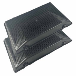 AIR2GO Aktivkohlefilter für Quelle 484000008786 / 481249038017 ( 2 Stück ) für Dunstabzug, Wrasenabzug, Kochfeld - preiswerter Aktivkohlefilter mit sehr guter Leistung