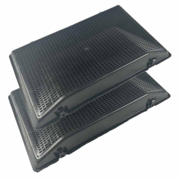 AIR2GO Aktivkohlefilter für Quelle 484000008786 / 481249038017 ( 2 Stück ) für Dunstabzug, Wrasenabzug, Kochfeld - preiswerter Aktivkohlefilter mit sehr guter Leistung