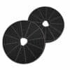 AIR2GO Aktivkohlefilter für Klarstein 10030727/CGCH3 (2 Stück) Dunstabzug, Wrasenabzug, Kochfeld günstiger Filter, top Qualität
