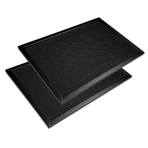 AIR2GO Metall-Fettfilter 243x162mm mit Aktivkohle für AEG Longllife - passend für Abzugshaube, Küchenhaube, Wrasenabzug, Dunstabzugshaube