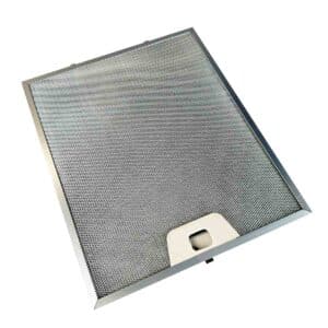 AIR2GO Metall-Fettfilter 300x253x8mm für Küppersbusch 405508122 passend für Abzugshaube, Küchenhaube, Wrasenabzug, Dunstabzugshaube