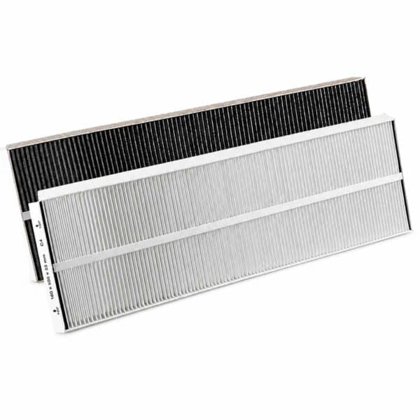 AIR2GO Filterset G4 + F7 Aktivkohle Filter für Zehnder ComfoAir Q350, Q450, Q600, E350 Filter der Filterklasse ISO Coarse und ISO ePM1 - Made in Germay