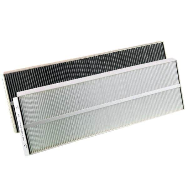 AIR2GO Set F7 Aktivkohle + G4 Filter für Zehnder ComfoAir Q350, Q450, Q600, E350 (2 Stück) Filter der Filterklasse ISO Coarse und ISO ePM1 - Made in Germay