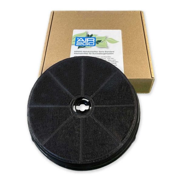 AIR2GO Aktivkohlefilter als Ersatz für Honeywell T01K2BS Typ D180 / CHF180