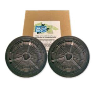 AIR2GO Aktivkohlefilter als Ersatz für DeDietrich AS0015184 (2 Stück)