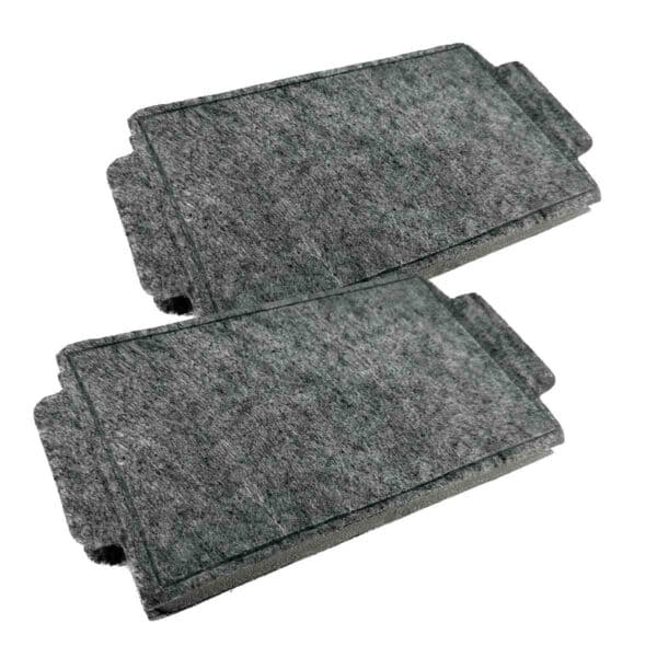 AIR2GO Ersatzfilter für Miele DKF19-1 (2 Stück) Dunstabzug, Wrasenabzug, Kochfeld günstiger Aktivkohlefilter mit optimaler Filterleistung