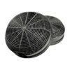 AIR2GO Premium Ersatzfilter für Respekta F004791S (2 Stück ) Dunstabzug, Wrasenabzug, Kochfeld. Aktivkohlefilter mit optimaler Filterleistung