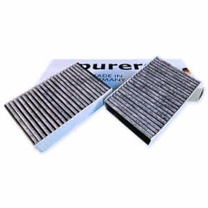 PURERO Aktivkohlefilter als Ersatz für Miele DKF 31-P Active Air Clean Filter Dunstabzug Kochfeld (2 Stck)